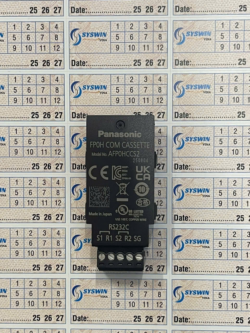 Nắp đậy khe cắm module truyền thông Panasonic AFP0HCCS2