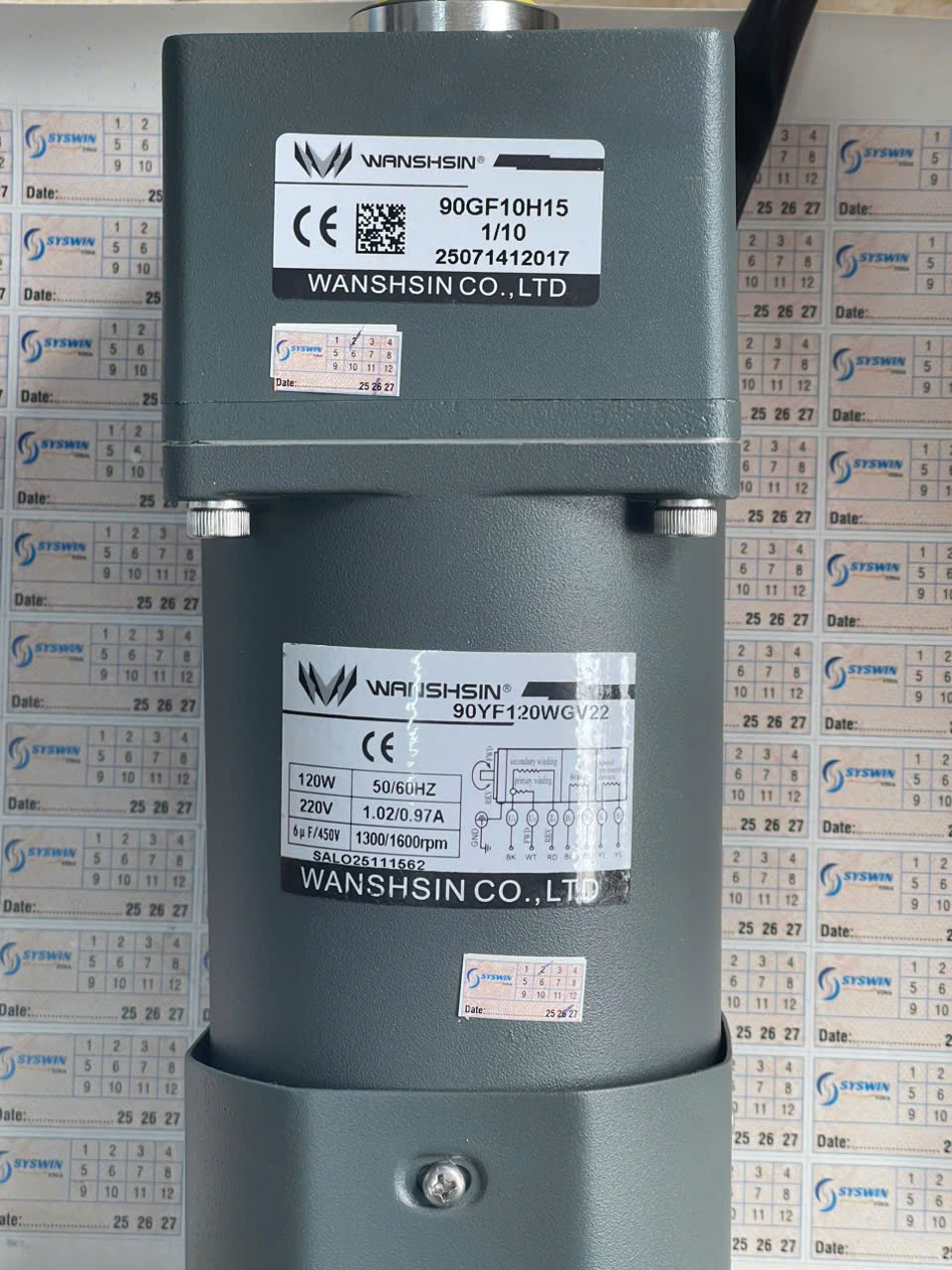 Motor giảm tốc WANSHSIN 90YF120WGV22